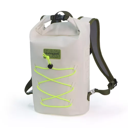 Waterproof Backpack Zulupack® Indy 12L Cordura® – IP67 White for Hiking and Urban Use