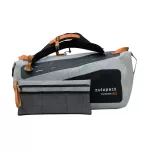 Waterproof Travel Duffel Bag 40L IP66 Grey/Camel - Zulupack® Rackham