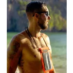 Waterproof phone pouch - Zulupack® Phone Pocket - IP68 - orange