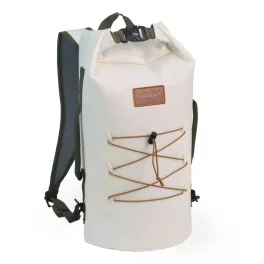 Waterproof backpack for watersports, hiking and urban use – Zulupack® Indy 20L Cordura® – IP67 White/Camel