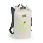Waterproof Backpack Zulupack® Indy 20L Cordura® – IP67 White/Green for Watersports, Hiking and Urban Use