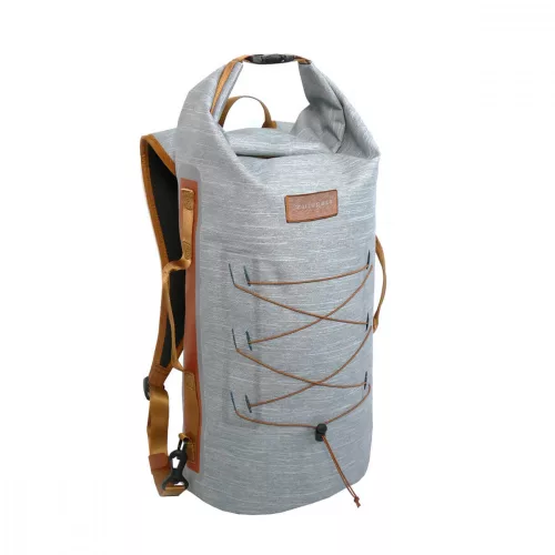 Waterproof backpack for multi-day trips and adventures – Zulupack® Indy 40L IP67 - grey/camel