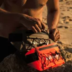 Waterproof Waist Pack for Swimming, SUP & Kayaking - IP67 - Zulupack® Froggy Orange
