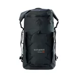 Waterproof backpack 25L – IP67, durable, ergonomic, for hiking, trekking and watersports, black – Zulupack® Triton