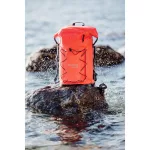 Waterproof backpack 25L – IP67, durable, ergonomic, for hiking, trekking and watersports, orange – Zulupack® Triton