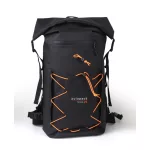 Waterproof Backpack Zulupack® Triton 25L Cordura® – IP67, Black – for Hiking & Watersports