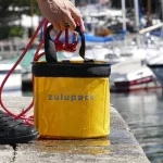 15L Collapsible Bucket for Boating, Camping & Fishing - Waterproof - Zulupack® Bosco Yellow