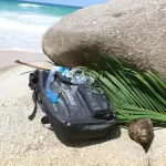 Black waterproof backpack for long treks and watersports adventures – Zulupack® Nomad 35L IP67