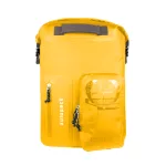 Yellow waterproof backpack for multi-day trekking and watersports – Zulupack® Nomad 35L IP67