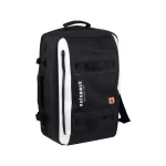 Waterproof Travel Bag Zulupack® Antipode 45L Cordura® IP63 – Black/White – Stylish and Practical for Any Trip