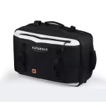 Waterproof Travel Bag Zulupack® Antipode 45L Cordura® IP63 – Black/White – Stylish and Practical for Any Trip