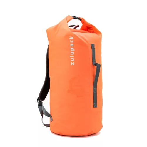 Waterproof Dry Bag Backpack 45L IP67 - Zulupack® Tube - Orange