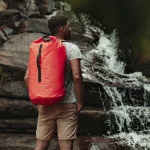 Waterproof Dry Bag Backpack 45L IP67 - Zulupack® Tube - Orange